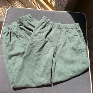 Brandy Melville green sweatpants